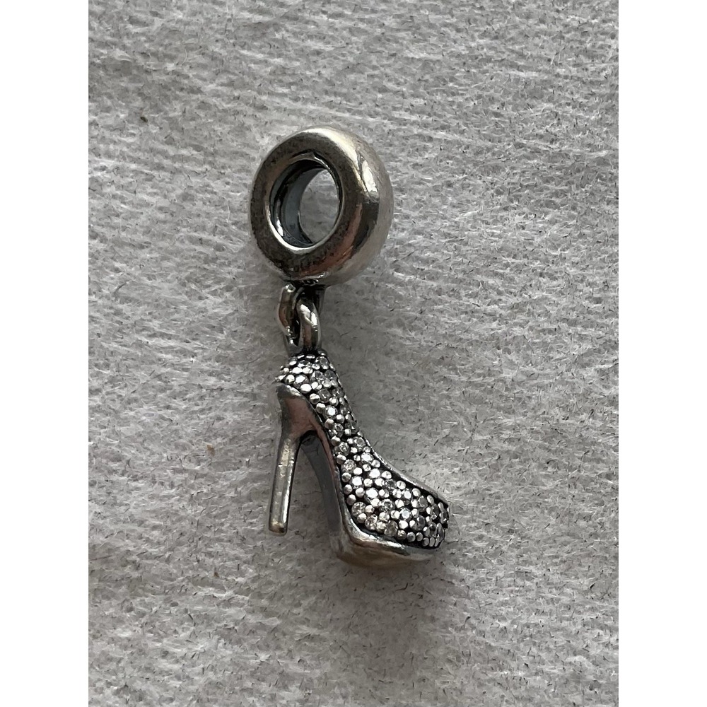 Pandora Sparkling Stiletto dangle charm ALE 925 Sterling Silver